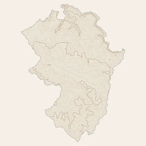 Chanverrie : courbes de niveau