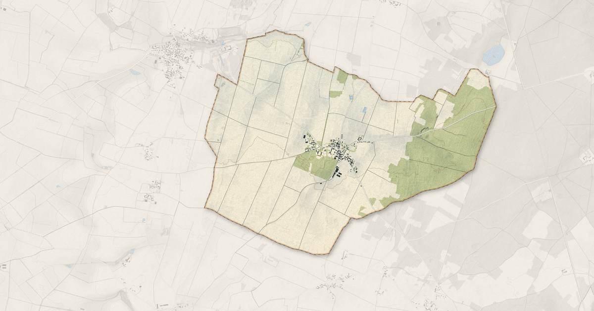 Portrait cartographique de Aulnay : relief, eau, forêts, bâti et voies, calculés à partir des données de l'IGN