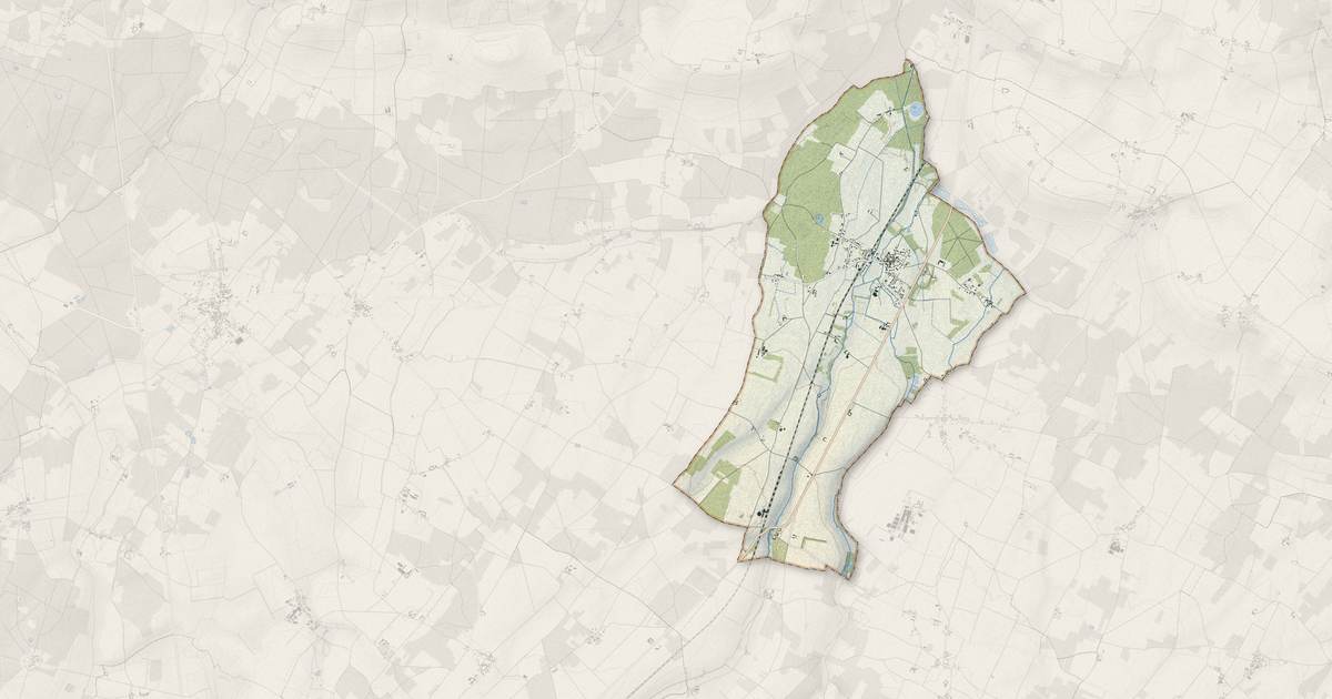 Portrait cartographique de Beuxes : relief, eau, forêts, bâti et voies, calculés à partir des données de l'IGN