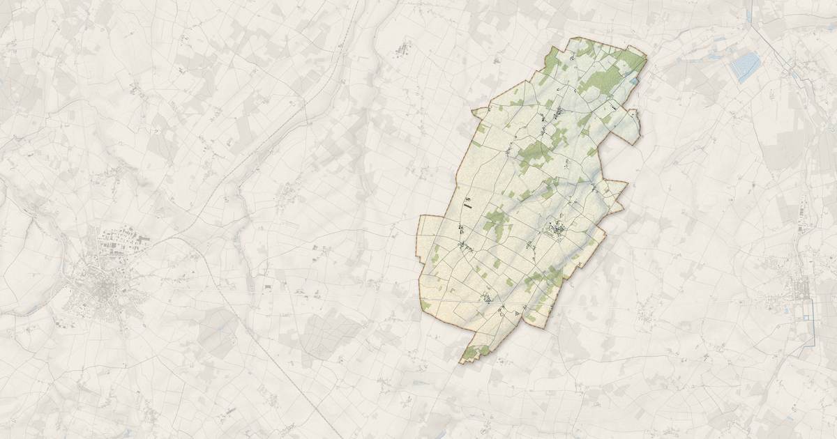 Portrait cartographique de Ceaux-en-Loudun : relief, eau, forêts, bâti et voies, calculés à partir des données de l'IGN