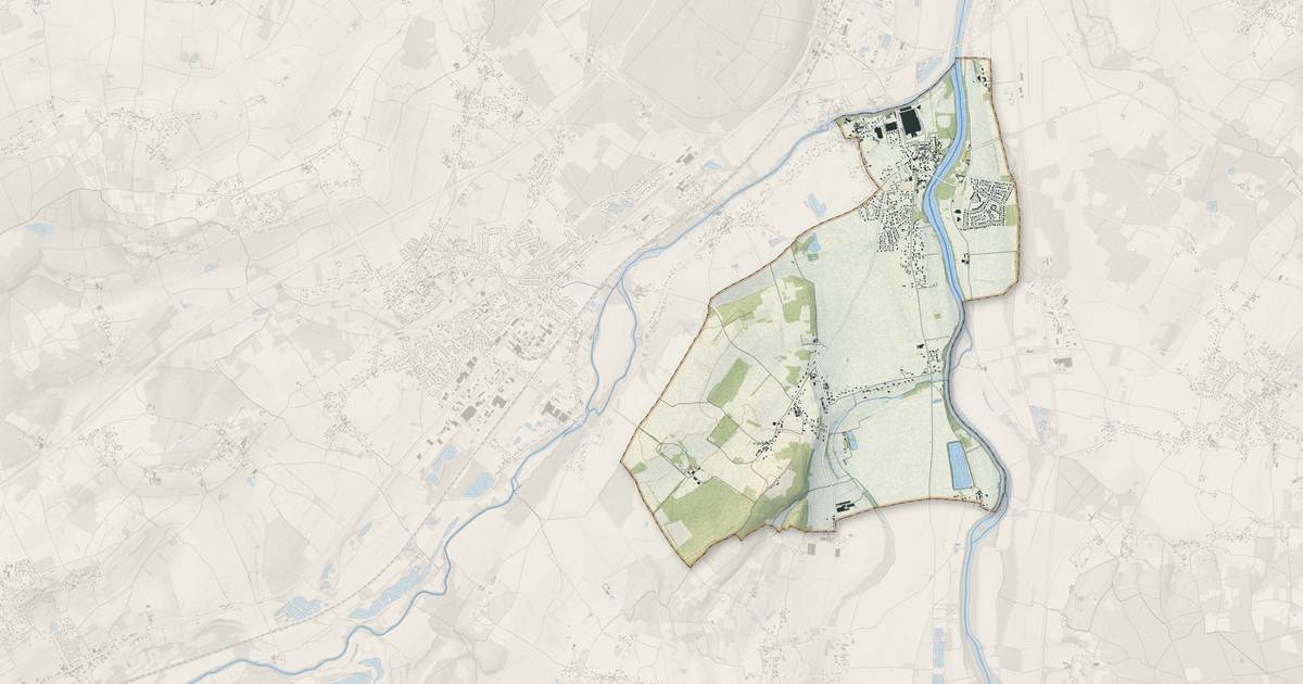 Portrait cartographique de Cenon-sur-Vienne : relief, eau, forêts, bâti et voies, calculés à partir des données de l'IGN
