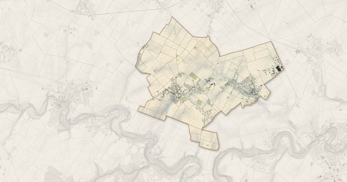 Portrait cartographique de Cissé : relief, eau, forêts, bâti et voies, calculés à partir des données de l'IGN