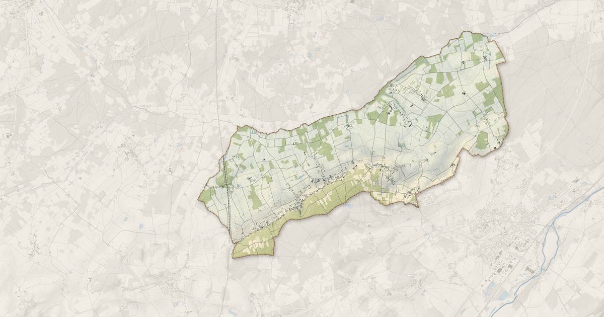 Portrait cartographique de Colombiers : relief, eau, forêts, bâti et voies, calculés à partir des données de l'IGN