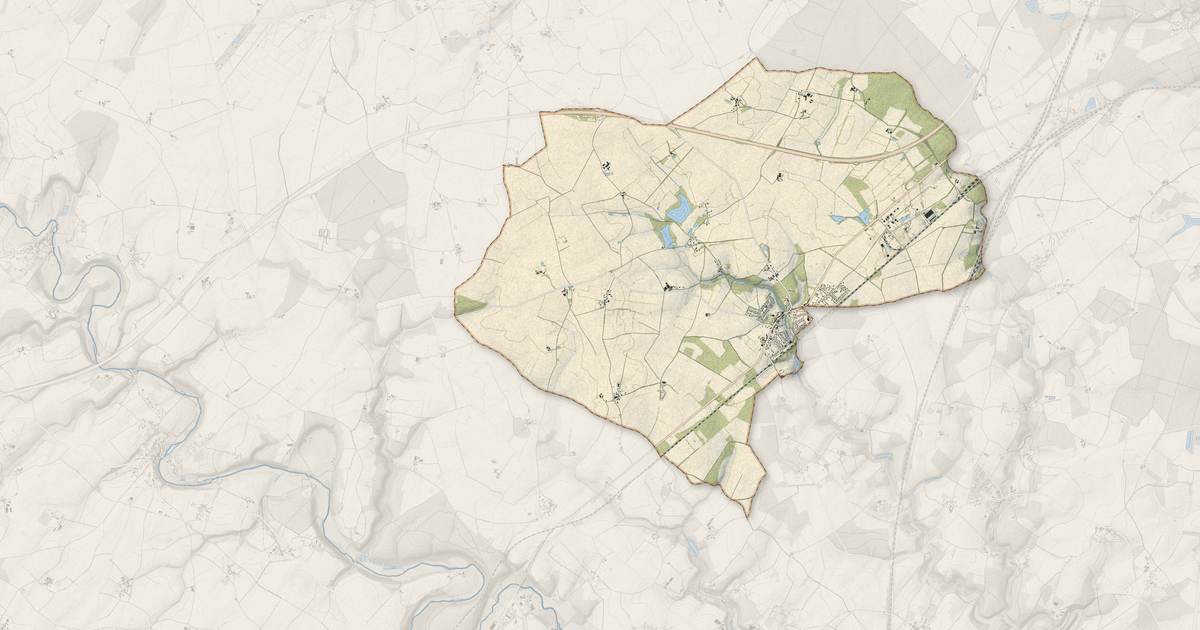 Portrait cartographique de Coulombiers : relief, eau, forêts, bâti et voies, calculés à partir des données de l'IGN