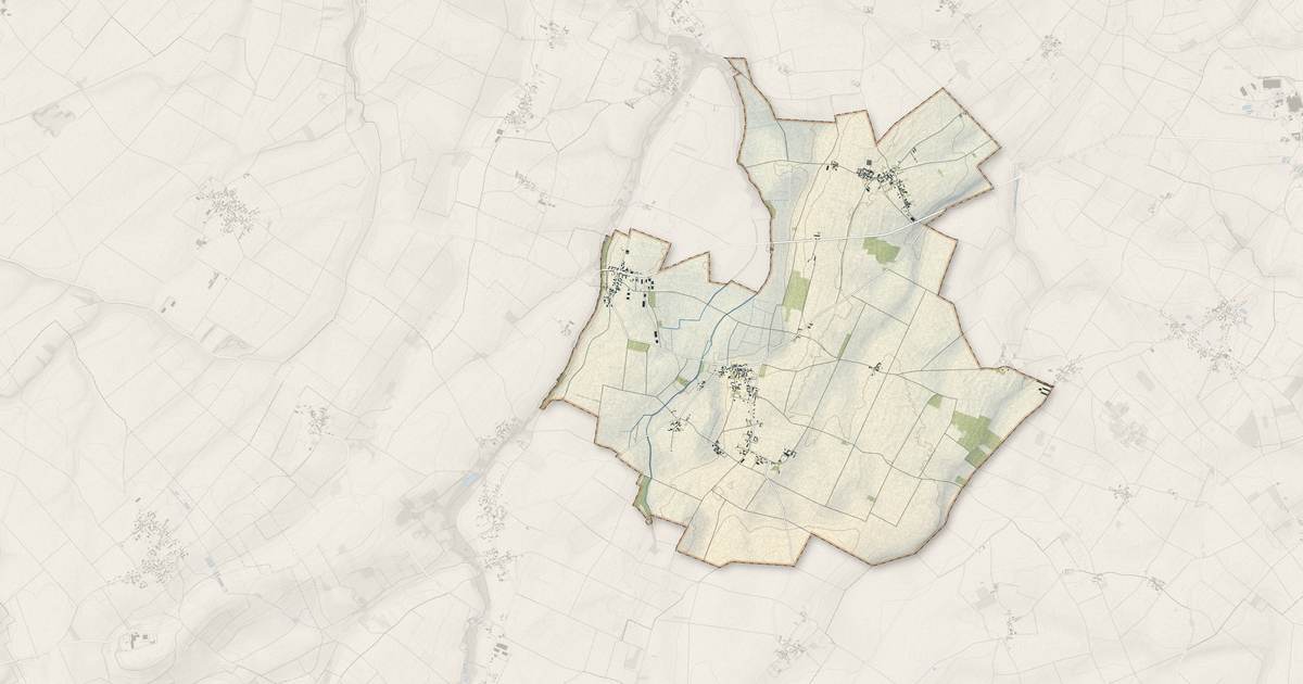 Portrait cartographique de Cuhon : relief, eau, forêts, bâti et voies, calculés à partir des données de l'IGN