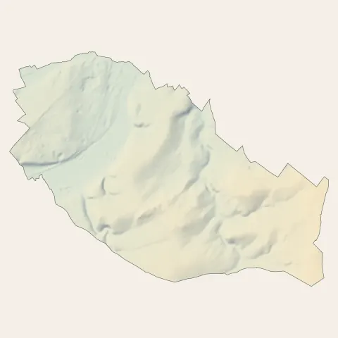 Dissay : relief