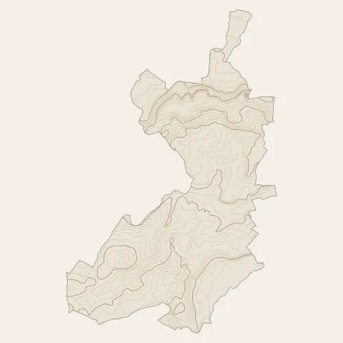 Jaunay-Marigny : courbes de niveau