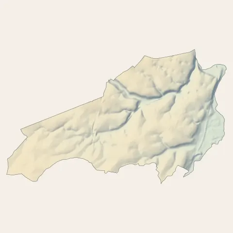 Ligugé : relief