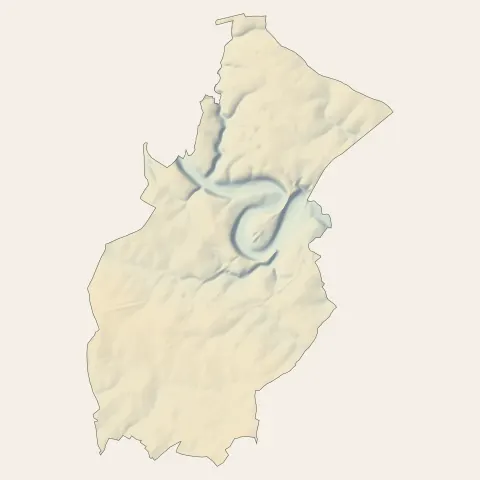 Lusignan : relief
