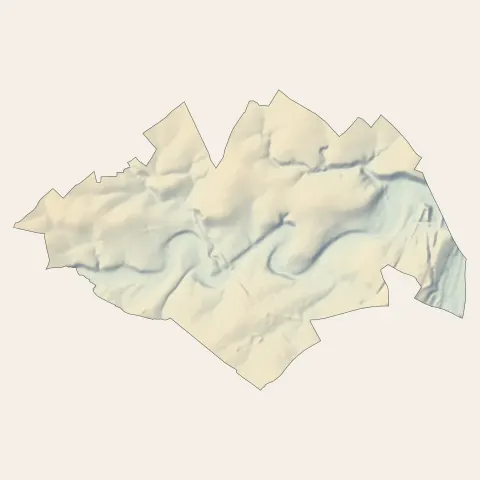 Migné-Auxances : relief