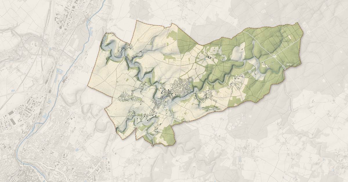 Portrait cartographique de Montamisé : relief, eau, forêts, bâti et voies, calculés à partir des données de l'IGN
