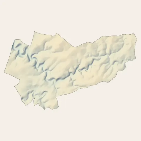 Montamisé : relief