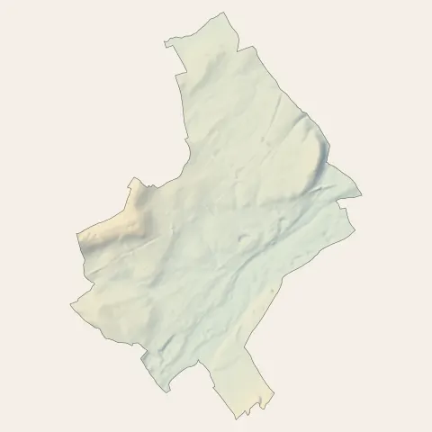 Naintré : relief