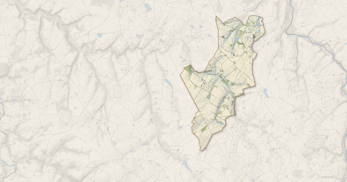 Portrait cartographique de Plaisance : relief, eau, forêts, bâti et voies, calculés à partir des données de l'IGN