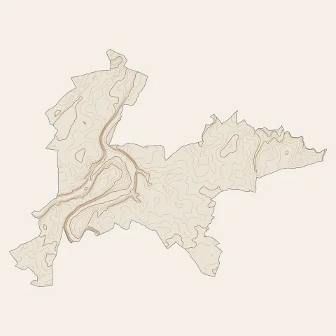 Poitiers : courbes de niveau