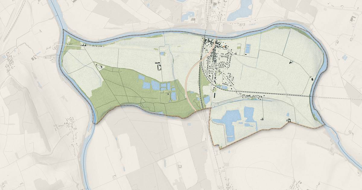 Portrait cartographique de Port-de-Piles : relief, eau, forêts, bâti et voies, calculés à partir des données de l'IGN