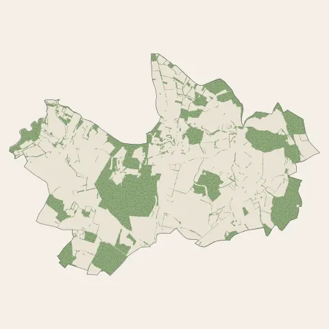 Roches-Prémarie-Andillé : bois, forêts et landes
