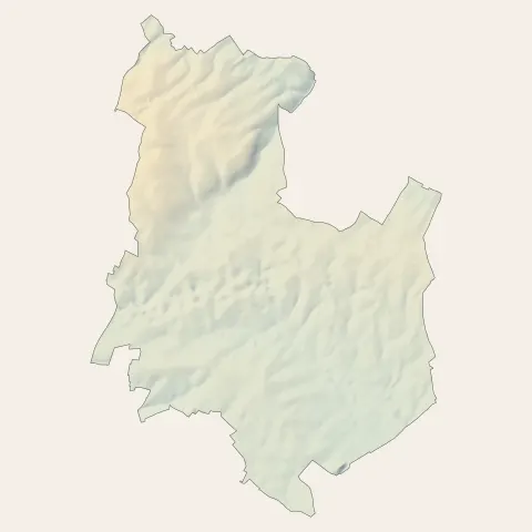 Rouillé : relief
