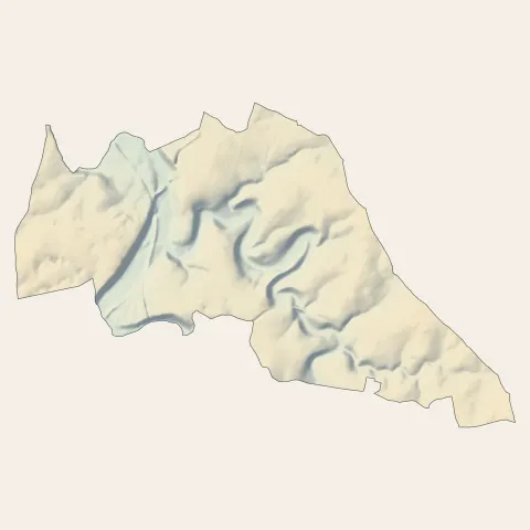 Saint-Benoît : relief