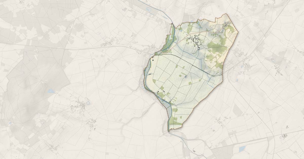 Portrait cartographique de Saint-Laon : relief, eau, forêts, bâti et voies, calculés à partir des données de l'IGN