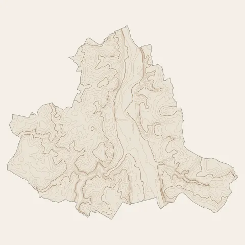 Valdivienne : courbes de niveau
