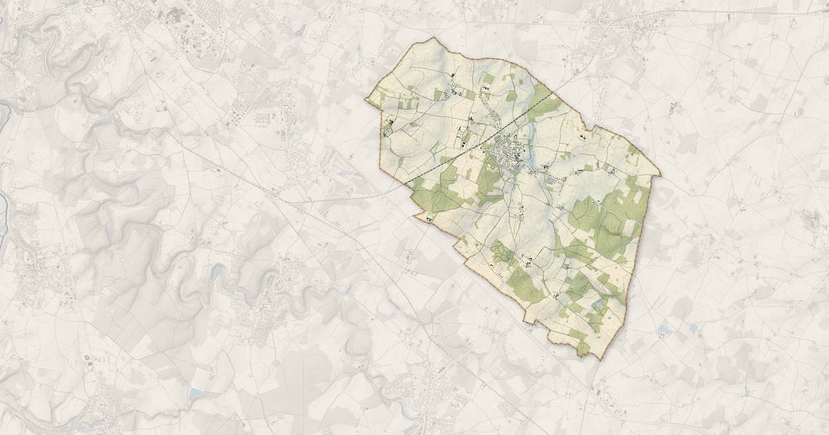 Portrait cartographique de Savigny-Lévescault : relief, eau, forêts, bâti et voies, calculés à partir des données de l'IGN