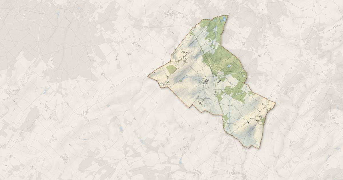 Portrait cartographique de Savigny-sous-Faye : relief, eau, forêts, bâti et voies, calculés à partir des données de l'IGN