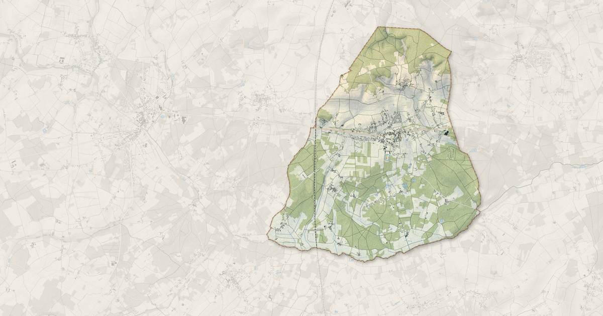Portrait cartographique de Scorbé-Clairvaux : relief, eau, forêts, bâti et voies, calculés à partir des données de l'IGN