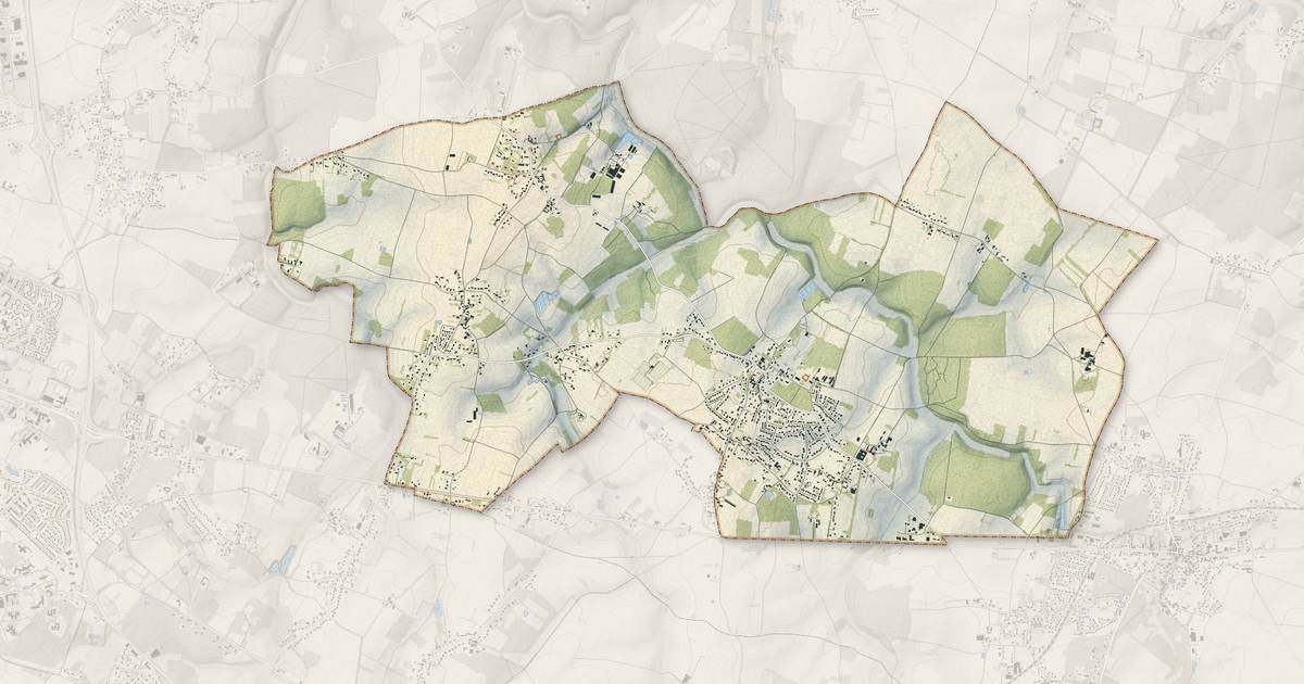 Portrait cartographique de Sèvres-Anxaumont : relief, eau, forêts, bâti et voies, calculés à partir des données de l'IGN