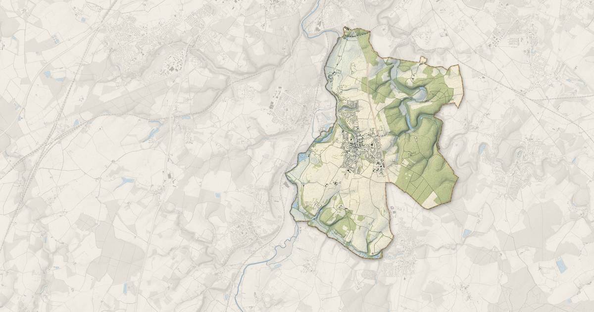 Portrait cartographique de Smarves : relief, eau, forêts, bâti et voies, calculés à partir des données de l'IGN