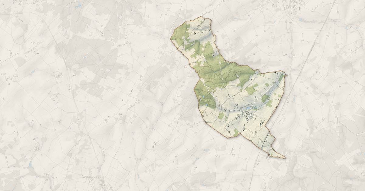Portrait cartographique de Sossais : relief, eau, forêts, bâti et voies, calculés à partir des données de l'IGN