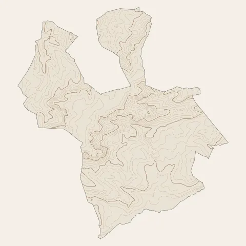 Thuré : courbes de niveau