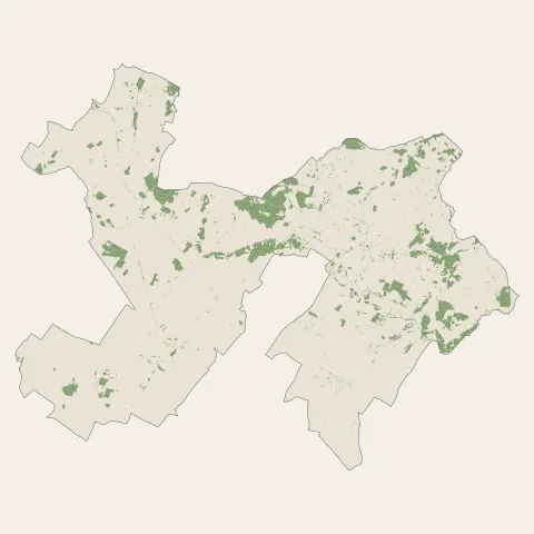 Saint-Martin-la-Pallu : bois, forêts et landes