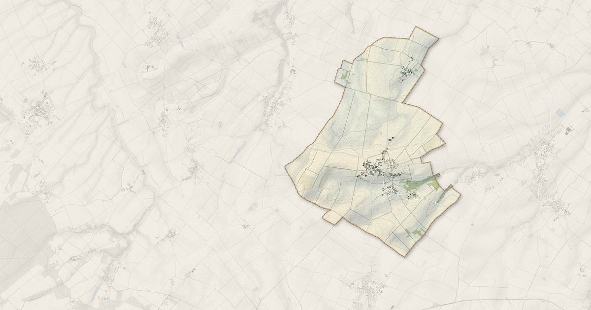 Portrait cartographique de Vouzailles : relief, eau, forêts, bâti et voies, calculés à partir des données de l'IGN