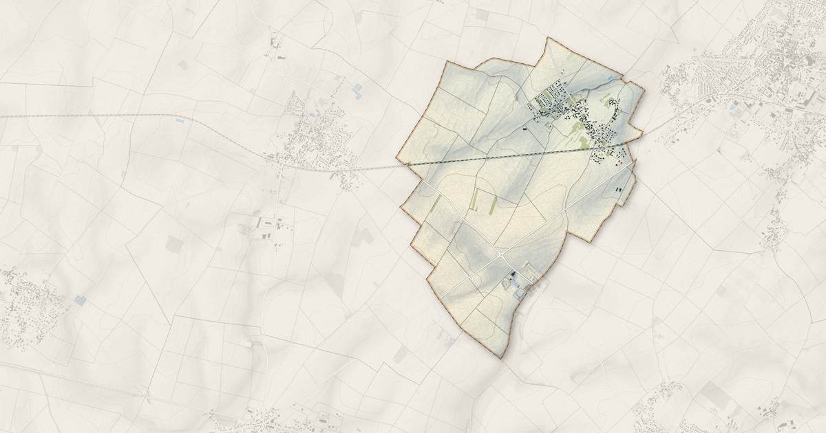 Portrait cartographique de Yversay : relief, eau, forêts, bâti et voies, calculés à partir des données de l'IGN