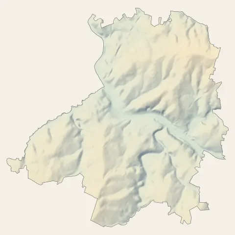 Aixe-sur-Vienne : relief