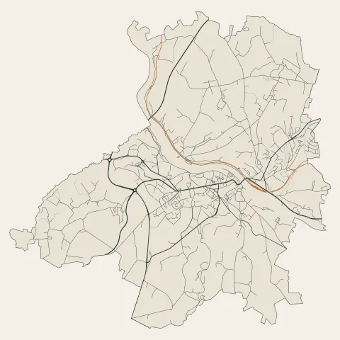Aixe-sur-Vienne : voies