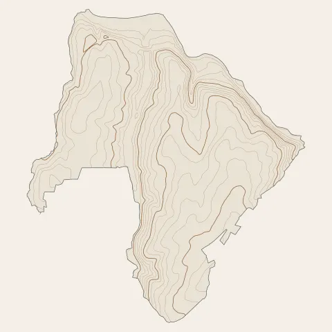 Bosmie-l'Aiguille : courbes de niveau