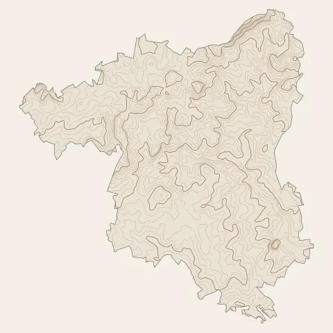Chaptelat : courbes de niveau