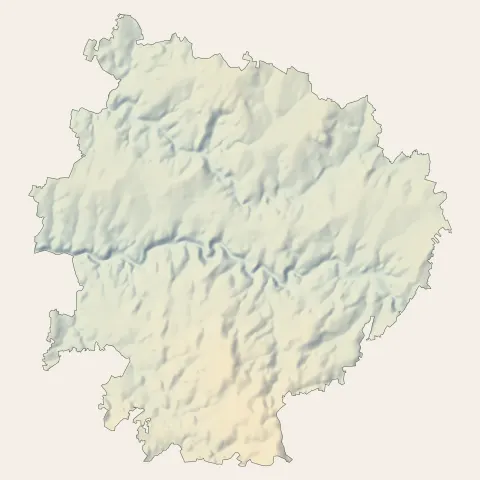 Châteauponsac : relief