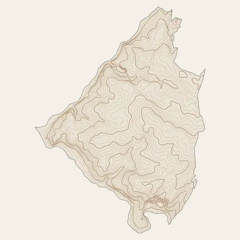 Condat-sur-Vienne : courbes de niveau