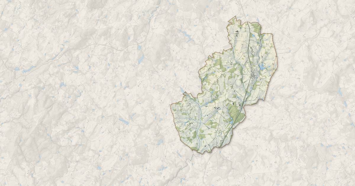 Portrait cartographique de La Meyze : relief, eau, forêts, bâti et voies, calculés à partir des données de l'IGN