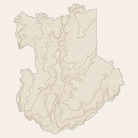 Rilhac-Rancon : courbes de niveau