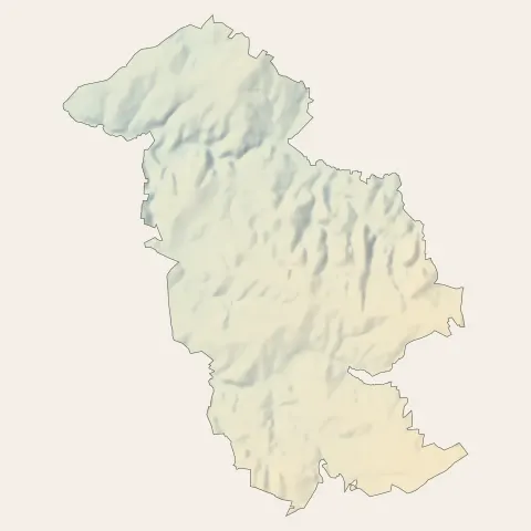 Saint-Gence : relief