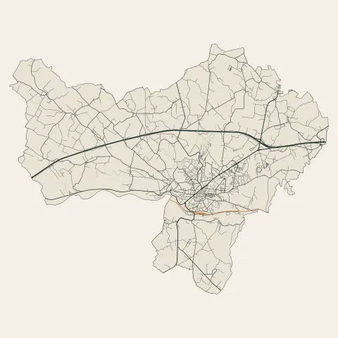 Saint-Junien : voies