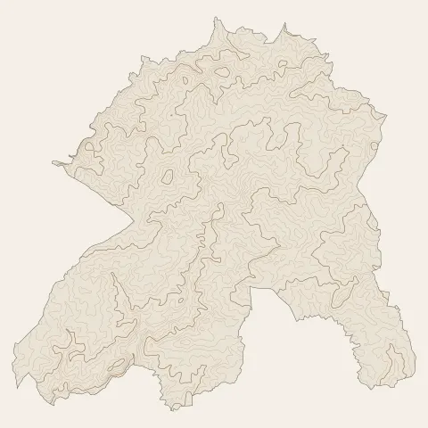 Saint-Yrieix-la-Perche : courbes de niveau