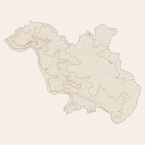Verneuil-sur-Vienne : courbes de niveau