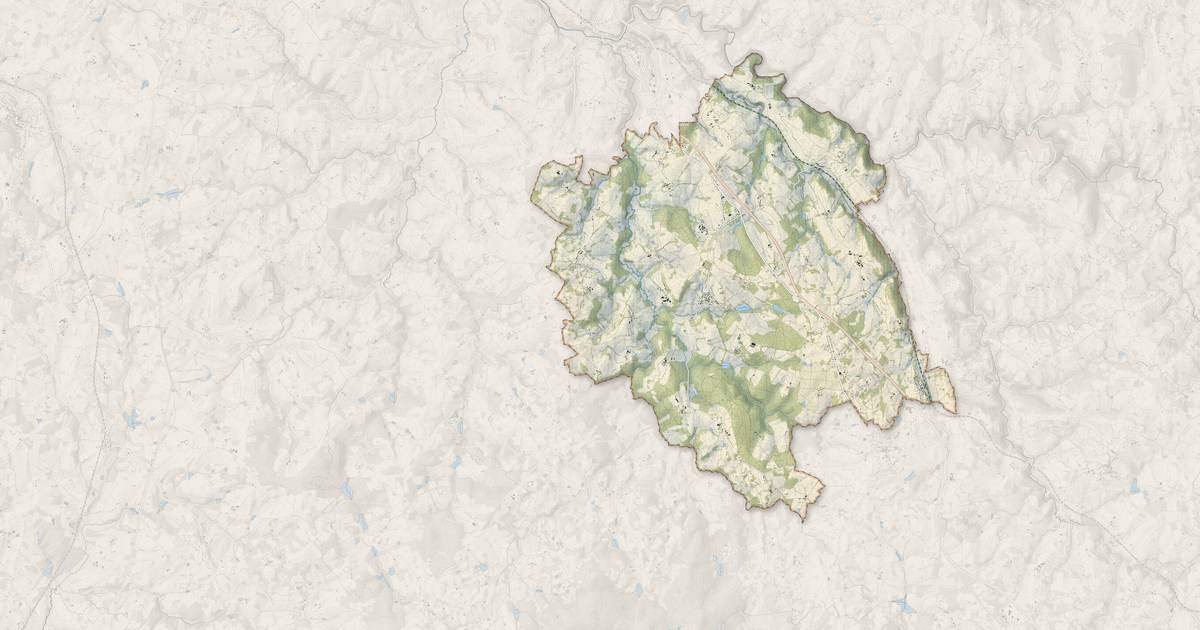 Portrait cartographique de Vicq-sur-Breuilh : relief, eau, forêts, bâti et voies, calculés à partir des données de l'IGN