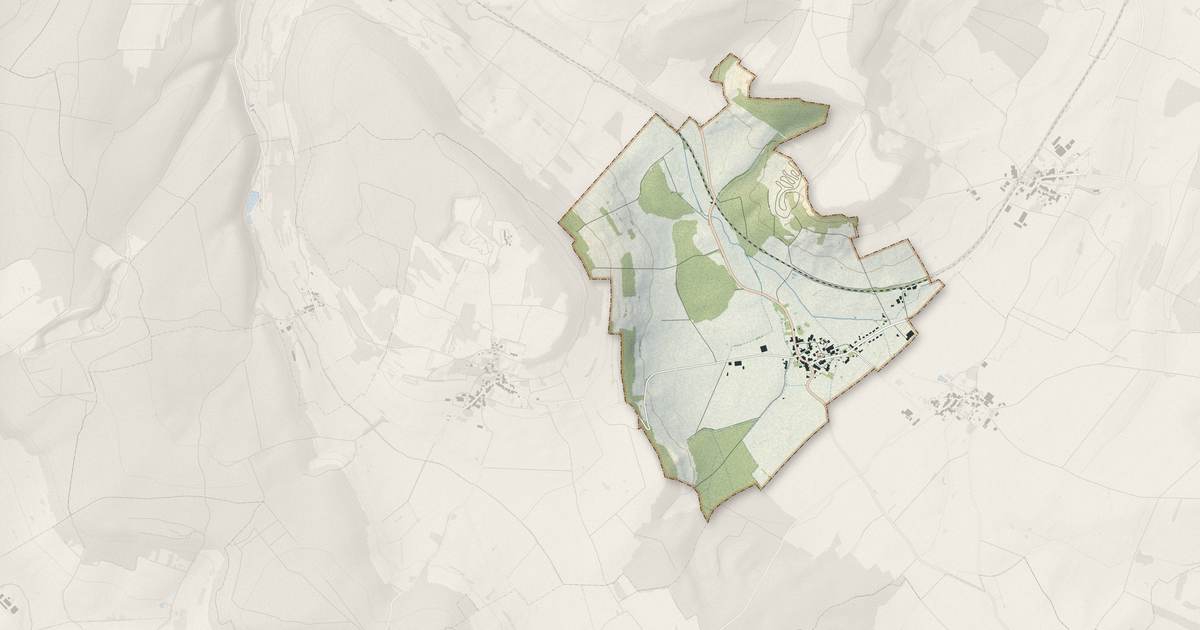 Portrait cartographique de Aulnois : relief, eau, forêts, bâti et voies, calculés à partir des données de l'IGN