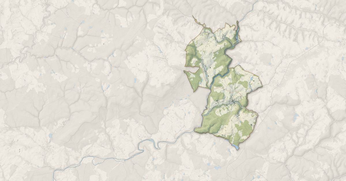 Portrait cartographique de La Vôge-les-Bains : relief, eau, forêts, bâti et voies, calculés à partir des données de l'IGN